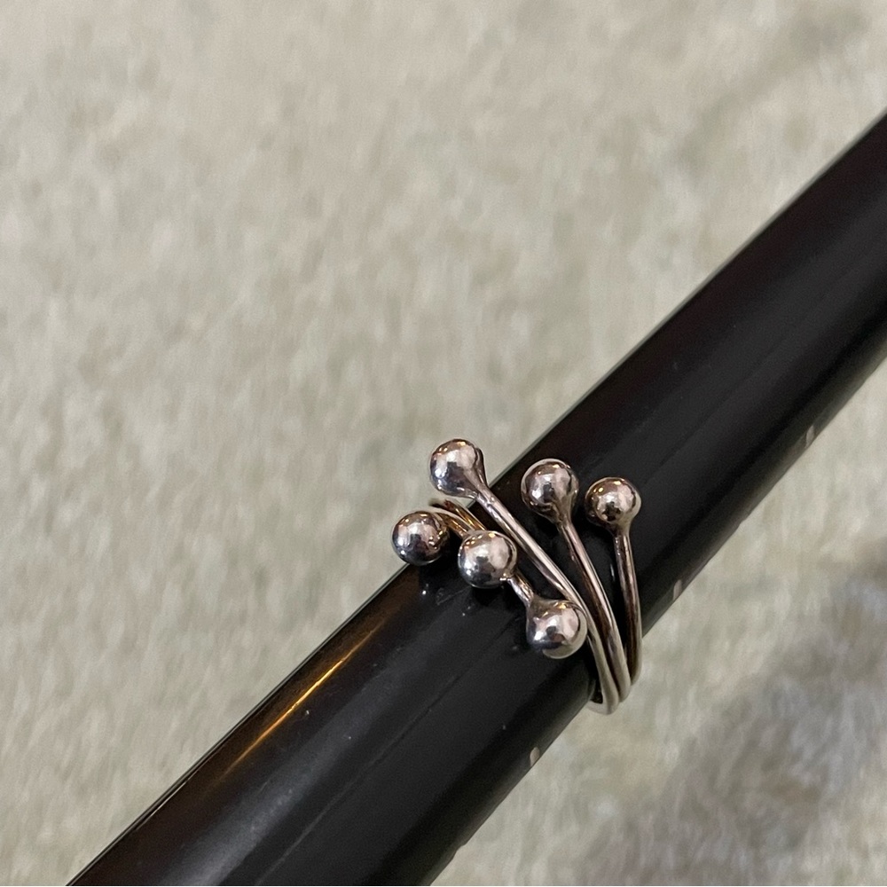 Sterling Silver Adjustable Ring